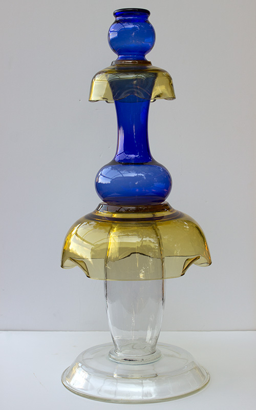 The Admiral Vintage Glass Sculpture