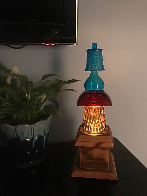 Jazzy - Vintage Glass Night Light